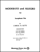 MODERATO AND ALLEGRO SAX TRIO cover Thumbnail